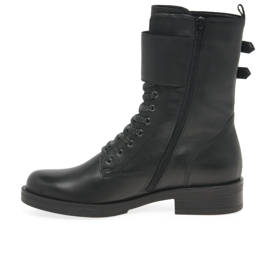 Bottes Motardes Femme Hind Noir Gabor | Exclusif